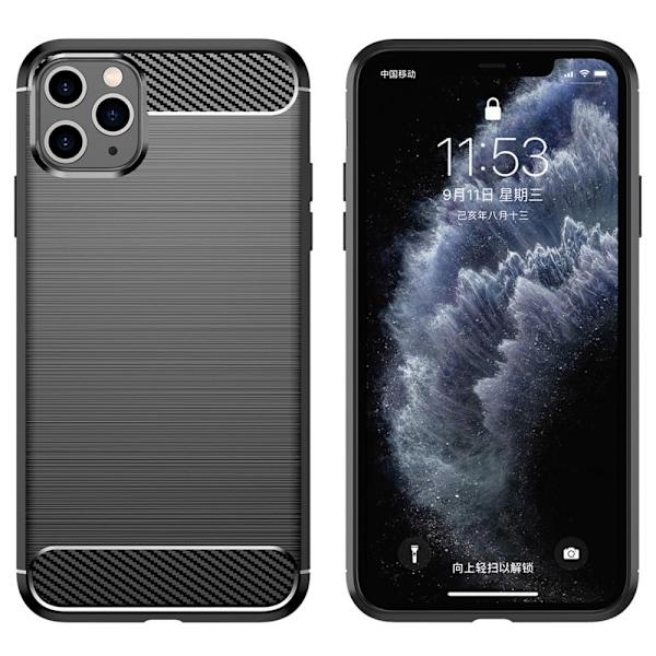 Carbon Flex Suojakotelo iPhone 11 Pro - Musta Black