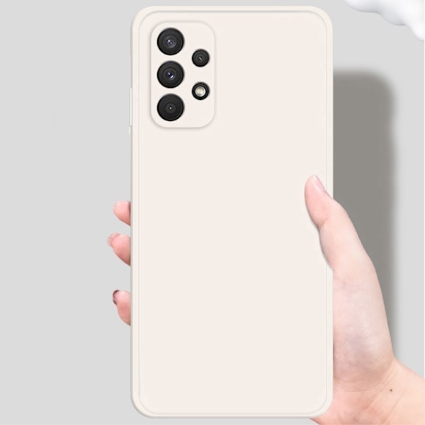 Viistetty pudotuksenesto kumipäällysteinen kansi Samsung Galaxy A32 - Punainen Red