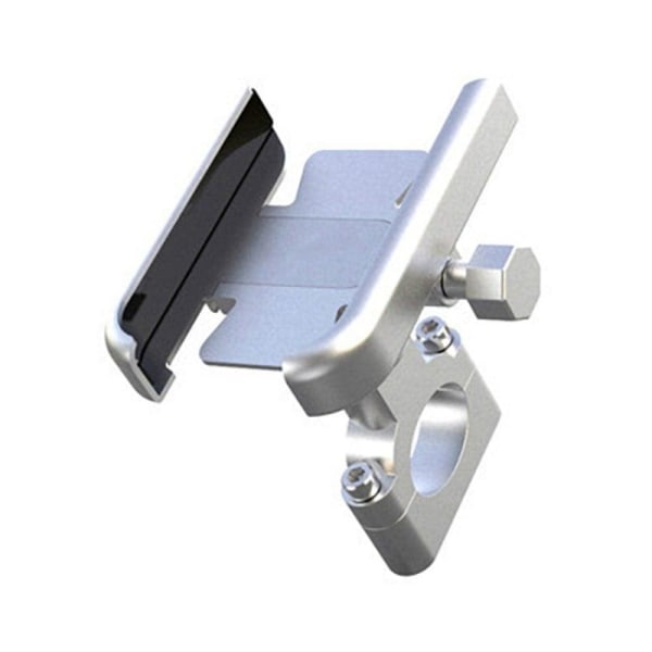 20-30mm Universal motorcycle phone holder - handlebar / Silver Silver grey
