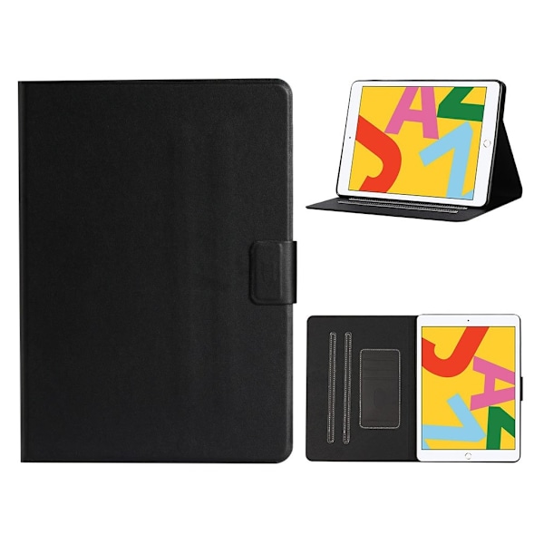 Auto Wake Sleep Stand Smart Leather Tablet Cover iPad 10.2 (2021)/(2020)/(2019) / iPad Pro 10,5 tommer (2017) / iPad Air 10,5 tommer (2019) - Sort Black