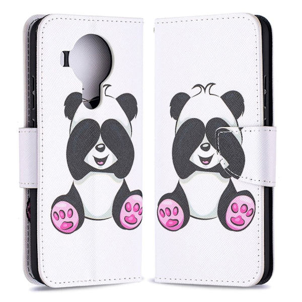 Wonderland Nokia 5.4 Flippetui - Panda White