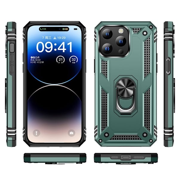 Bofink Combat iPhone 15 Pro Max etui - Grøn Green