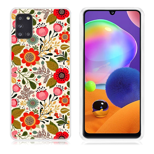 Deco Samsung Galaxy A31 skal - Livfulla Blommor multifärg