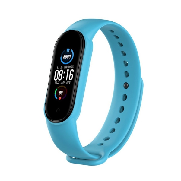 Xiaomi Mi Band 5 hållbar klockarmband - Sky blå Blå