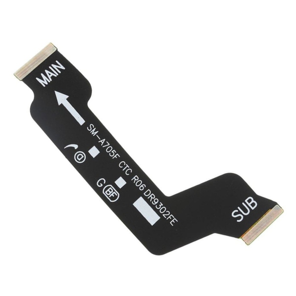 Samsung Galaxy A70 OEM-bundkorttilslutning flexkabel Black