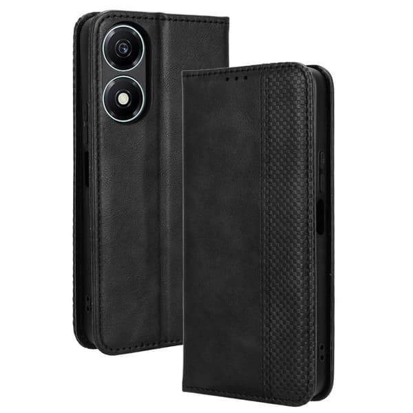 Bofink Vintage Honor X5 Plus / Play 40c Læretui - Svart Black