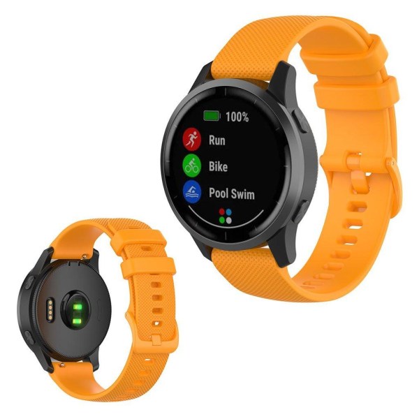 Garmin Vivoactive 4 silicone watch band - Orange Orange