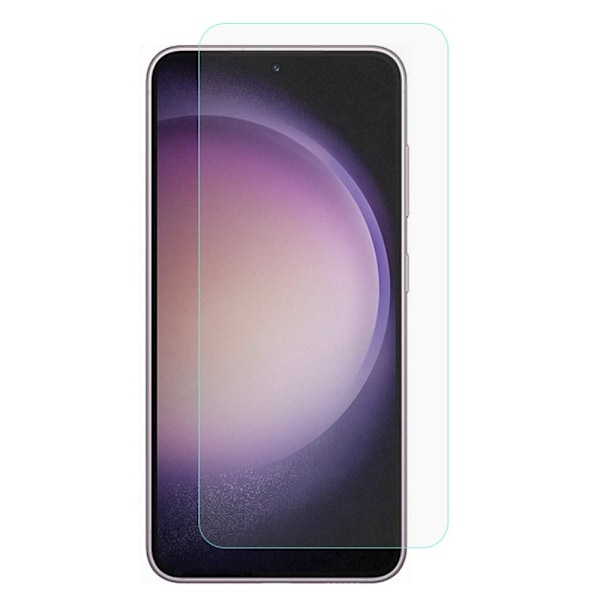 AMORUS arch edge tempered glass screen protector for Samsung Galaxy S23 Transparent