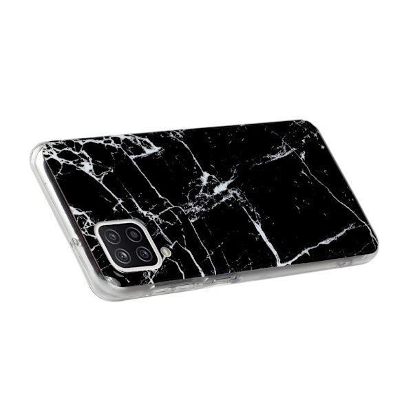 Marble Samsung Galaxy A12 5G Etui - Sort Black