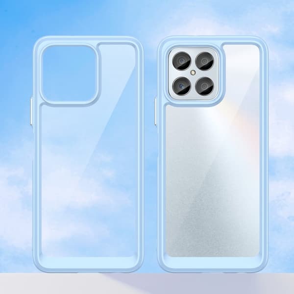 Honor 70 Lite / Honor Play 30 / Honor X8 / Honor X6 / Honor X8a smart akryl cover - Blå Blue