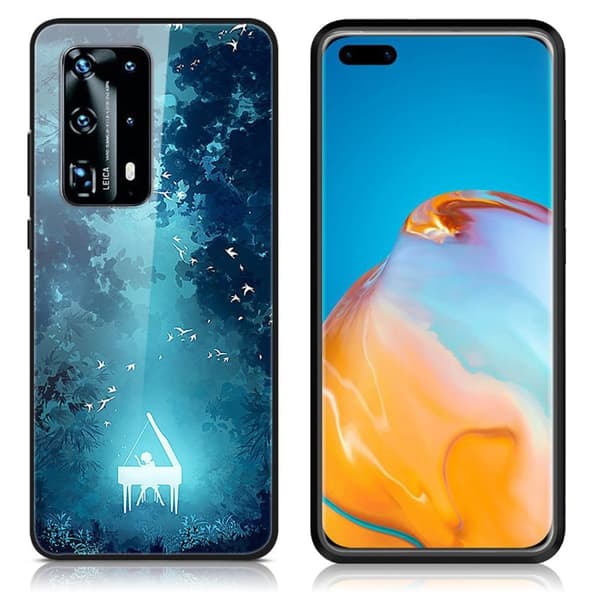 Fantasy Huawei P40 Pro cover - Skov Piano Blue