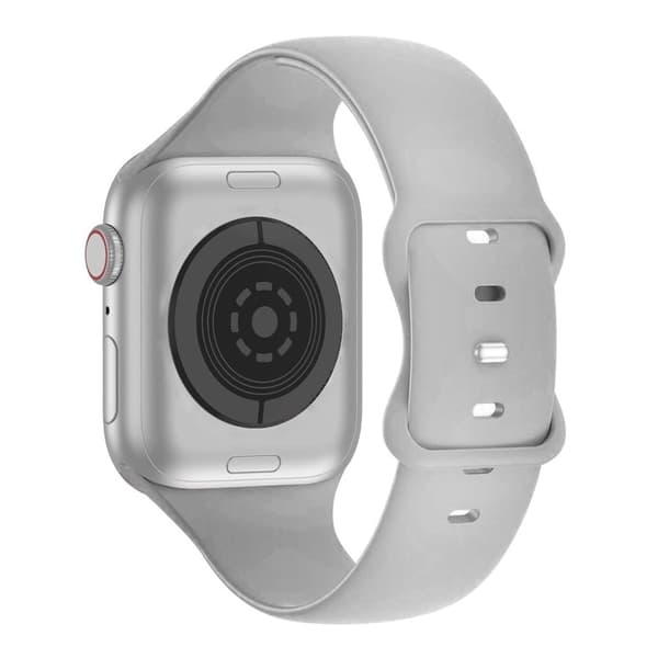 KALEBOL Apple Watch Series 41mm / 40mm / 38mm Watch Band Replacement, str: S / M - Grå Silver grey