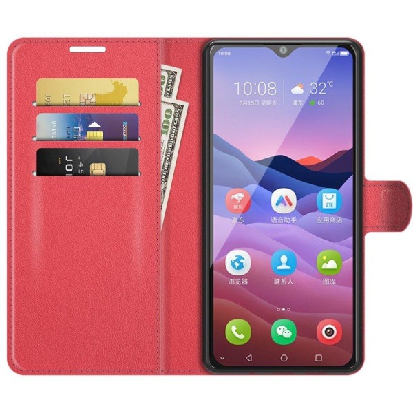 Classic ZTE Blade V2020 Smart Läppäkotelo - Punainen Red