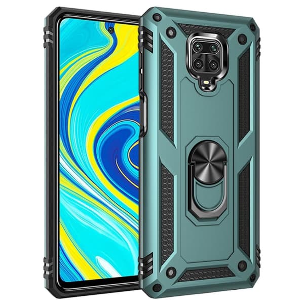 Bofink Combat Xiaomi Redmi Note 9 Pro / Xiaomi Redmi Note 9S skal - Grön Grön