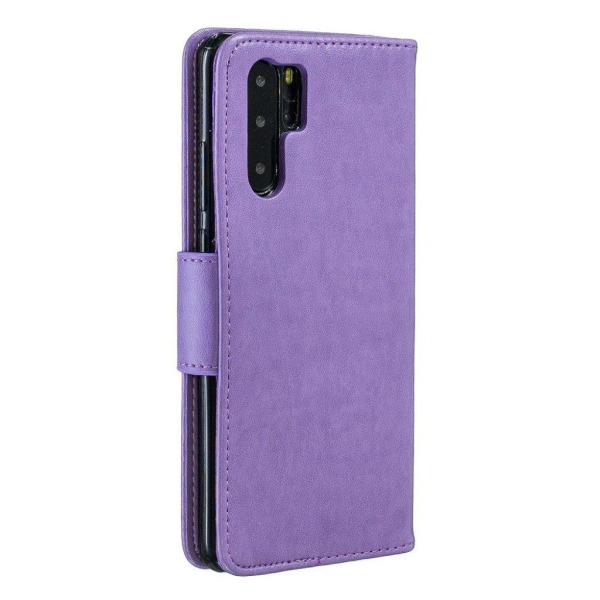 Butterfly Huawei P30 Pro etui - Lilla Purple