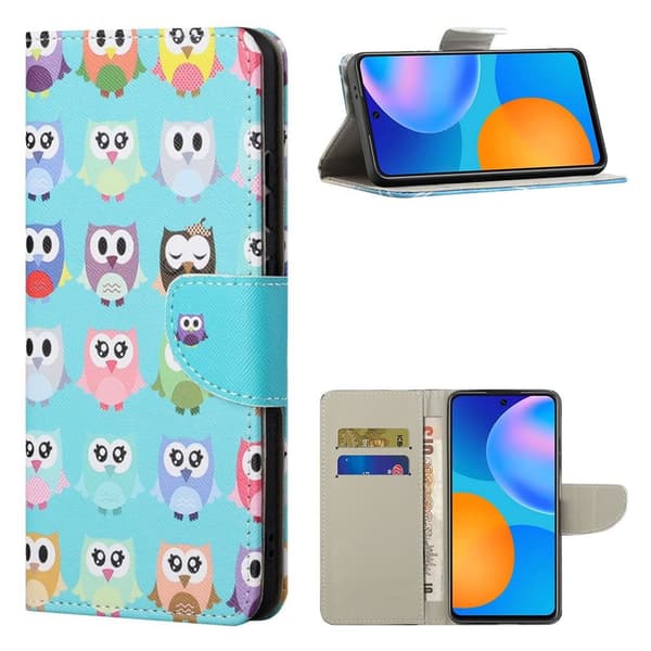 wonderland Samsung Galaxy S21 Plus flip etui - ugler Multicolor
