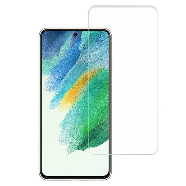 AMORUS arch edge skærmbeskytter i hærdet glas til Samsung Galaxy S21 FE Transparent