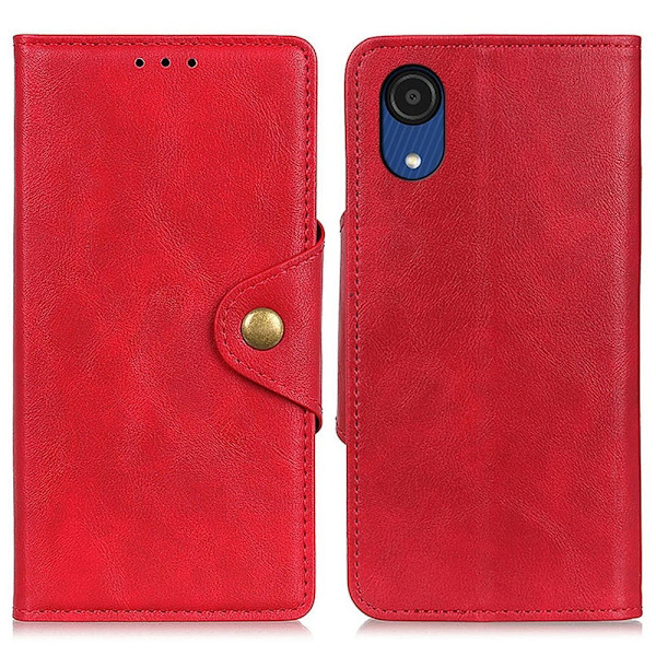 Alpha Samsung Galaxy A03 Core Flip Etui - Rød Red