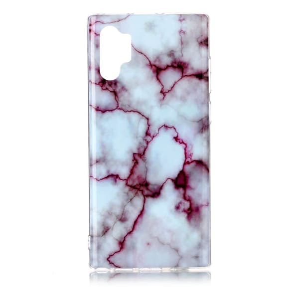 Marble Samsung Galaxy Note 10 Pro cover - Rose / hvid White