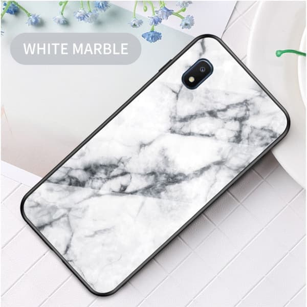Fantasy Marble Samsung Galaxy A10e deksel - Hvit White