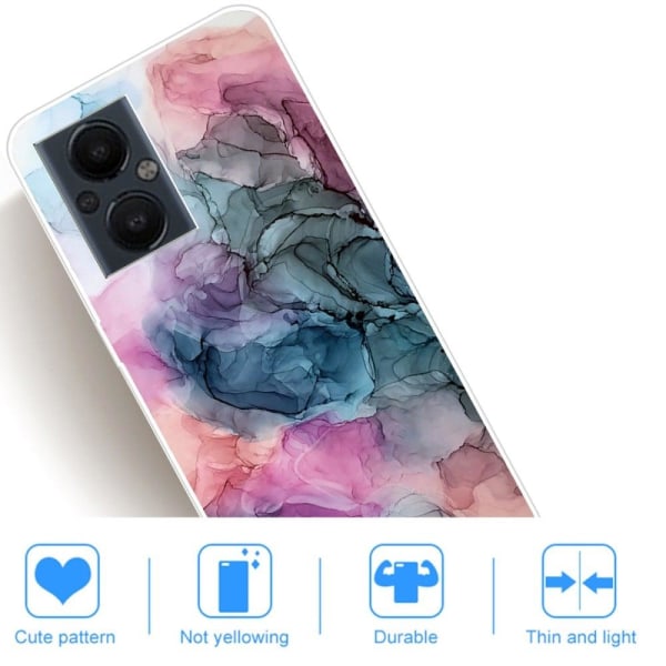 Marble OnePlus Nord N20 5G Suojakotelo - Osmose Of Rose And Vihr Multicolor