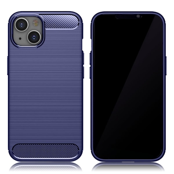 Carbon Flex iPhone 13 cover - Blå Blue