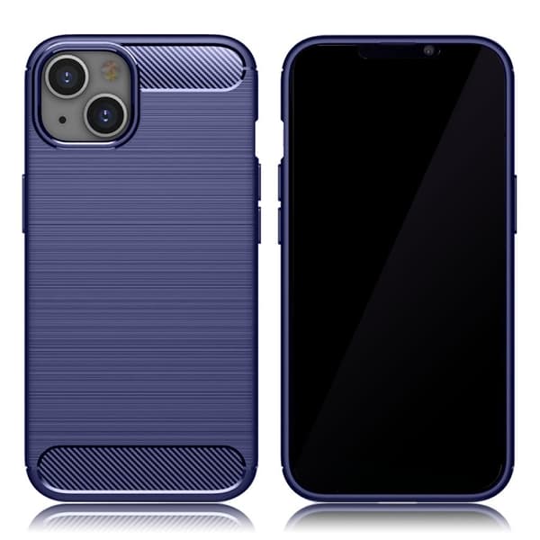 Carbon Flex Suojakotelo iPhone 13 - Sininen Blue