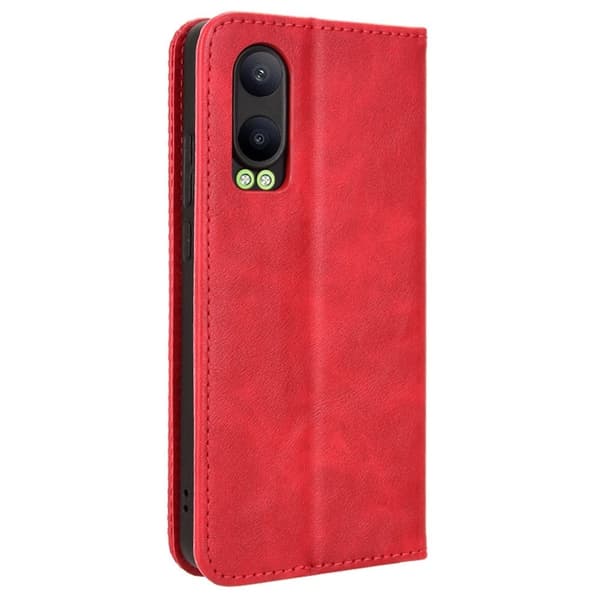 Bofink Vintage Oppo K12x nahkakotelo - Punainen Red