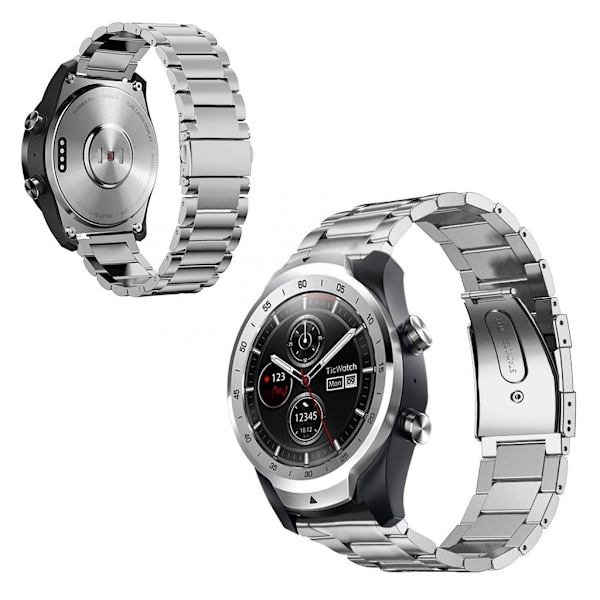 Huawei Watch GT 2 46mm klockarmband i rostfritt stål - Silver Silvergrå