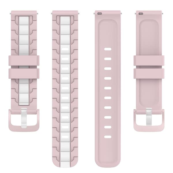 Polar Grit X Pro / X / Vantage M2 / M klockarmband i silikon - Rosa / Vit Rosa