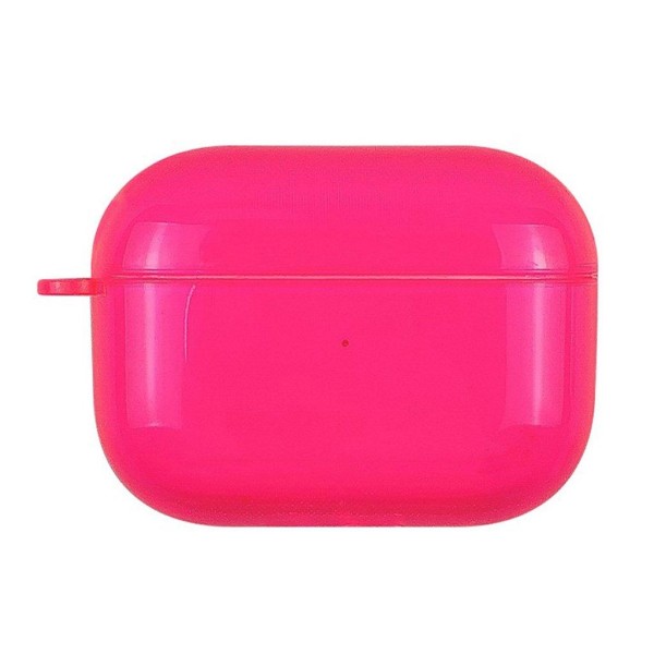 Airpods Pro hållbar solid color fodral - Rose Rosa