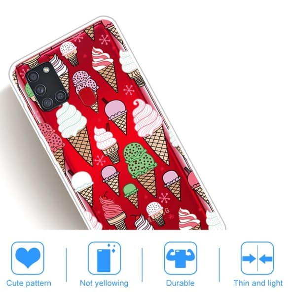 Deco Samsung Galaxy A21s skal - Färgglad Glass multifärg
