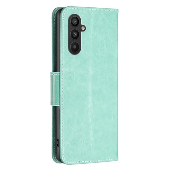 Butterfly Samsung Galaxy A24 4G Läppäkotelo - Vihreä Green