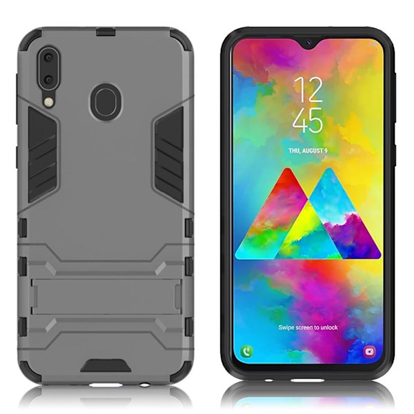 Cool Guard Samsung Galaxy M20 kuoret - Harmaa Silver grey