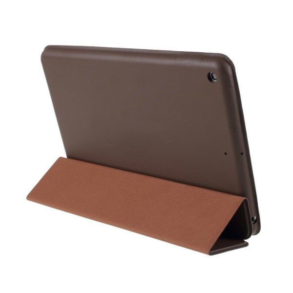 iPad Mini (2019) tri-fold leather flip case - Coffee Brown