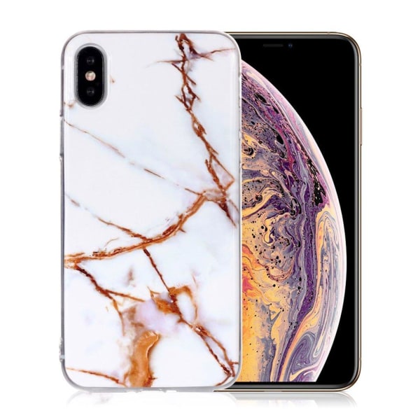 iPhone Xs Max etui med marmormønster - Style F Multicolor