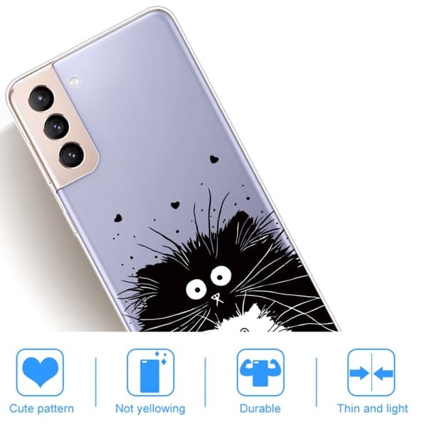 Deco Samsung Galaxy S22 Suojakotelo - Two Cats Black