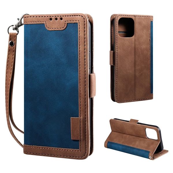 Suburbian läder iPhone 13 Mini fodral - Blå Blå