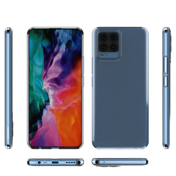 Erittäin ohut läpinäkyvä kotelo Realme 8 / 8 Pro:lle Transparent