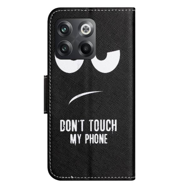 Wonderland OnePlus Ace Pro / 10t Flippetui - Don't Touch My Phone Black