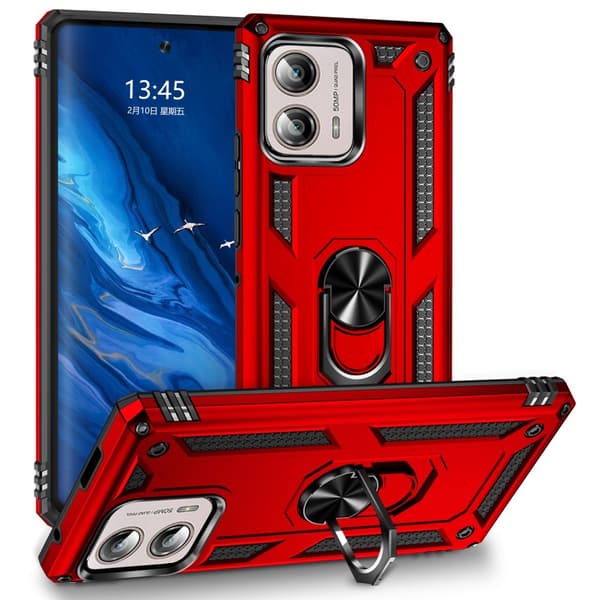Bofink Combat Motorola Edge Plus (2023) Suojakotelo - Punainen Red
