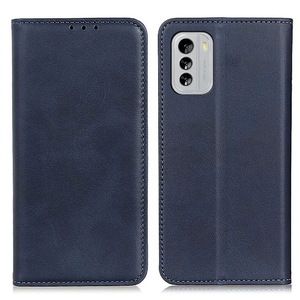 Äkta läder Nokia G60 fodral - Blå Blå