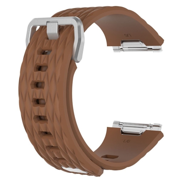 Fitbit Ionic klokkereim I silikon - Brun str. S Brown