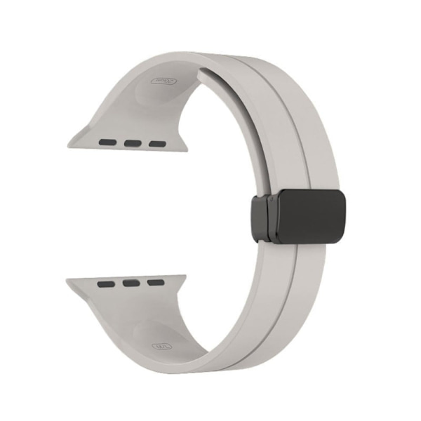 Apple Watch Series 8 (41mm) silikonerem - Stjernelys White