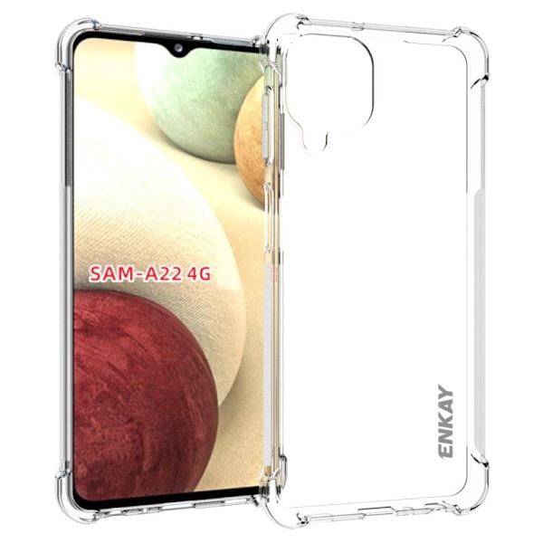 Ultrasmalt transparent fodral för Samsung Galaxy A22 4G Transparent