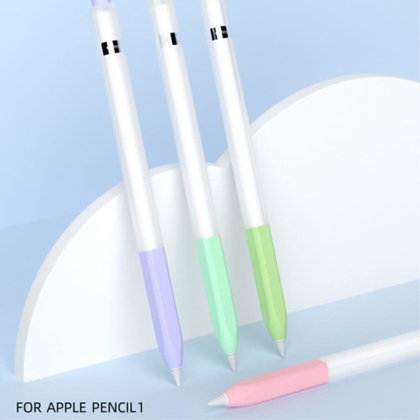 Pennfodral i silikon för Apple Pencil - Grå Silvergrå