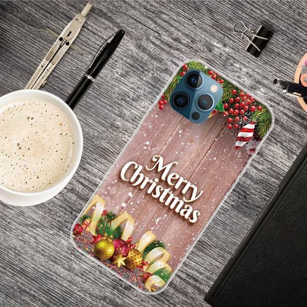 Julfodral till iPhone 14 Pro Max - Julklappar Brun