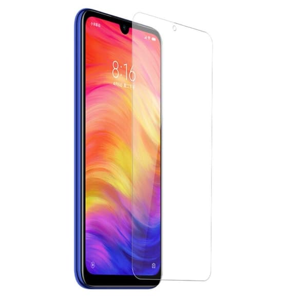 Xiaomi Redmi Note 7 Buet Kant Herdet Glass Skjermbeskytter Transparent