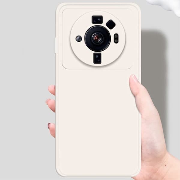 Avfaset anti-drop gummiert deksel for Xiaomi 12S Ultra - Oransje Orange