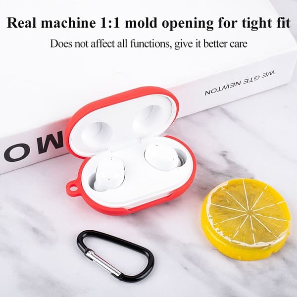 Oppo Enco Air silikonveske med spenne - Hvit White